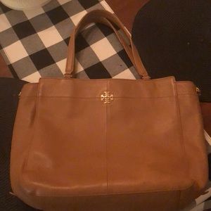 Tan leather Tory Burch bag